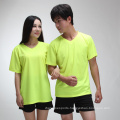 Summer fluorescent green sports quick-drying T shirt